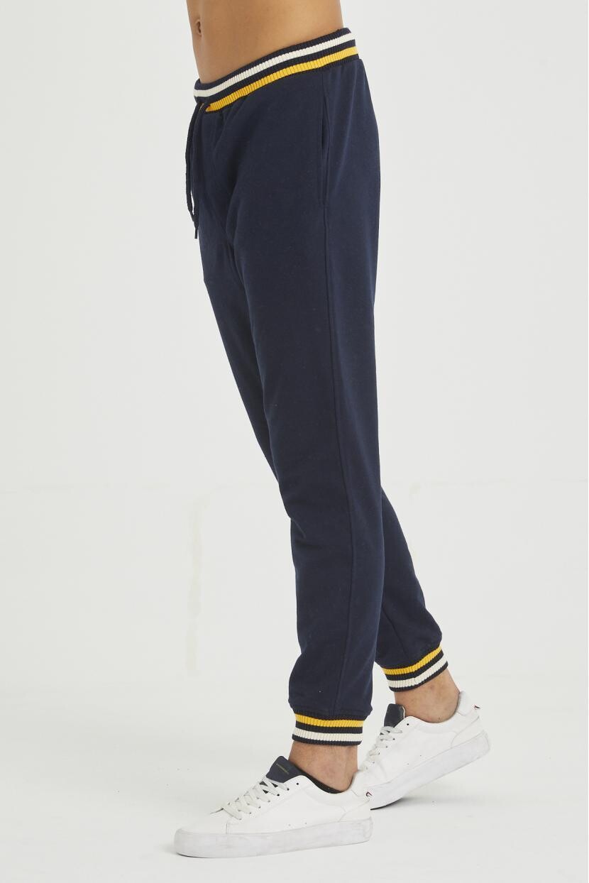 Twenty3 Erkek 2 İplik Baskılı Paça Ribanalı Basic Eşofman Altı