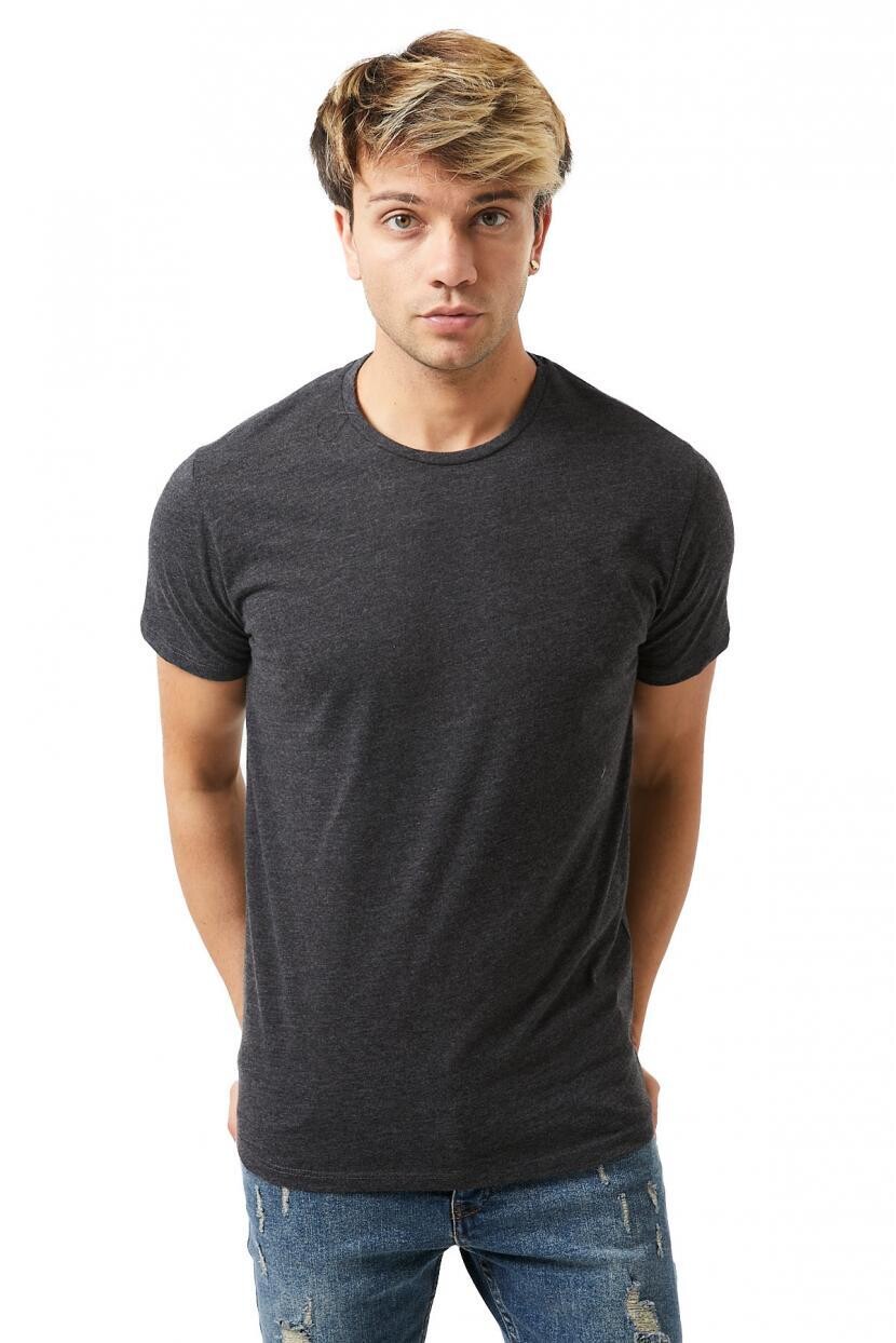 Twenty3 Erkek 3Lü Çok Renkli Paket Sıfır Yaka Basic T-Shirt