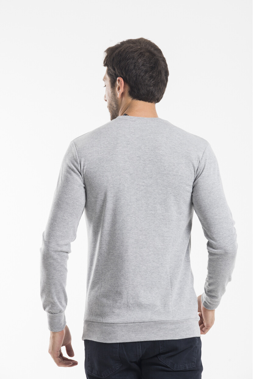 Twenty3  Erkek Bisiklet Yaka Slim fit Brooklyn Sweatshirt 