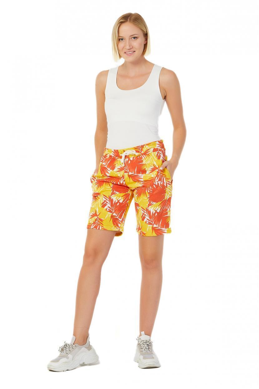 Twenty3 Kadın Basic Uzun Örme Desenli Şort-Bermuda