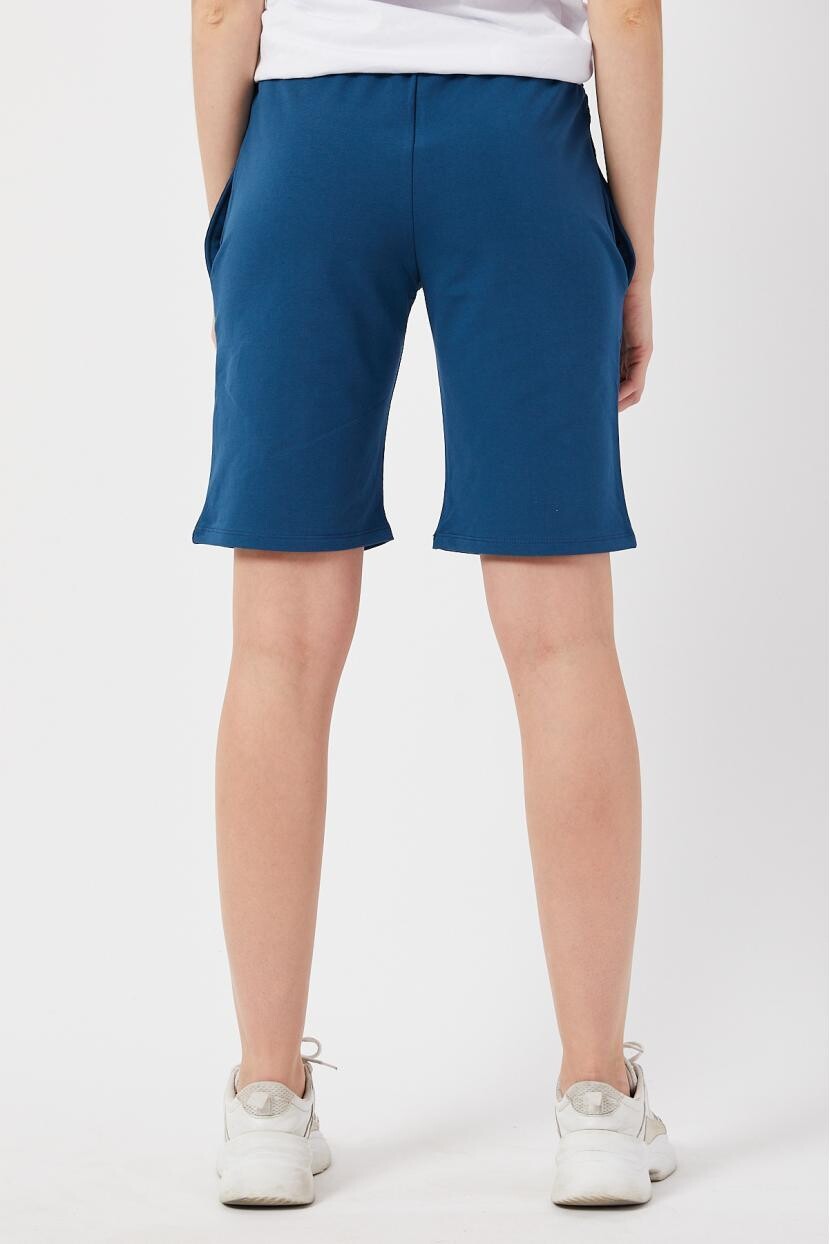 Twenty3 Kadın Basic Uzun Örme Şort-Bermuda 