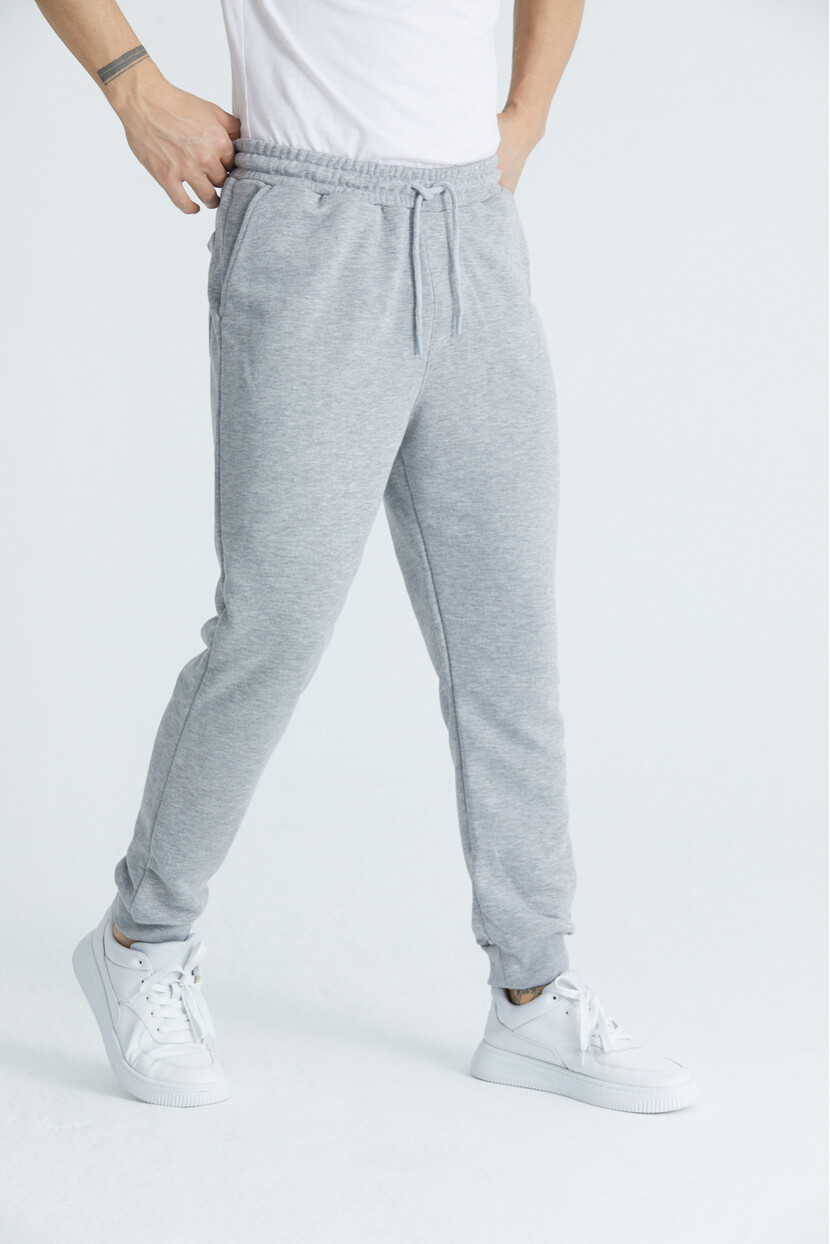 Twenty3 Erkek Basic 3 İplik Regular Fit Paçası Ribanalı Eşofman Altı