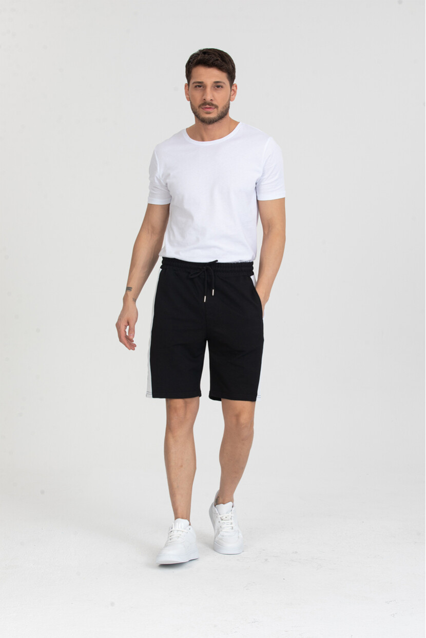 Twenty3 Erkek Basic Şerit Detaylı Cepli Şort