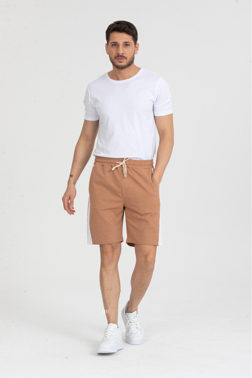 Twenty3 Erkek Basic Şerit Detaylı Cepli Şort