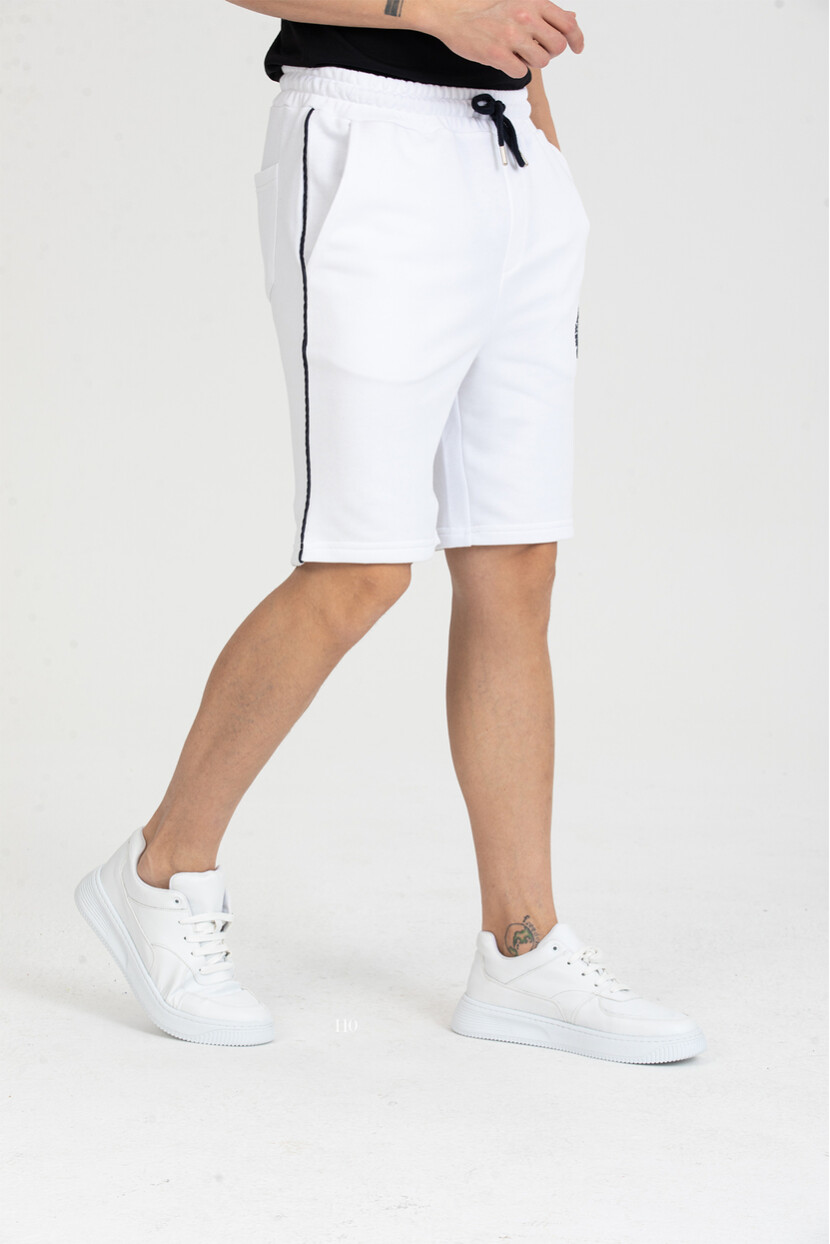 Twenty3 Erkek Baskılı Yanı Biyeli Cepli Regular Fit Şort