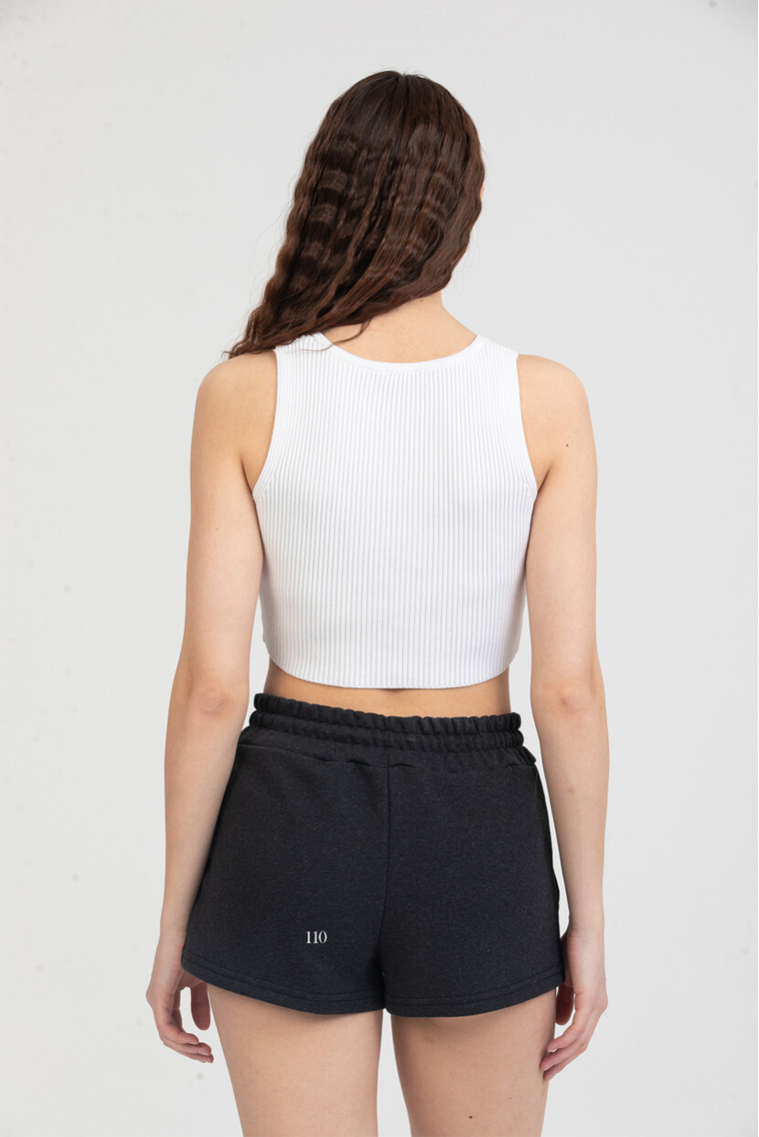 Twenty3 Kadın Beli Lastikli Basic Kısa Cepli Şort