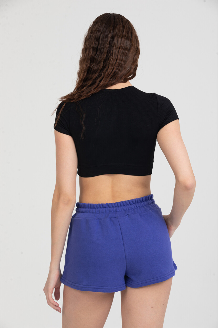 Twenty3 Kadın Beli Lastikli Basic Kısa Cepli Şort