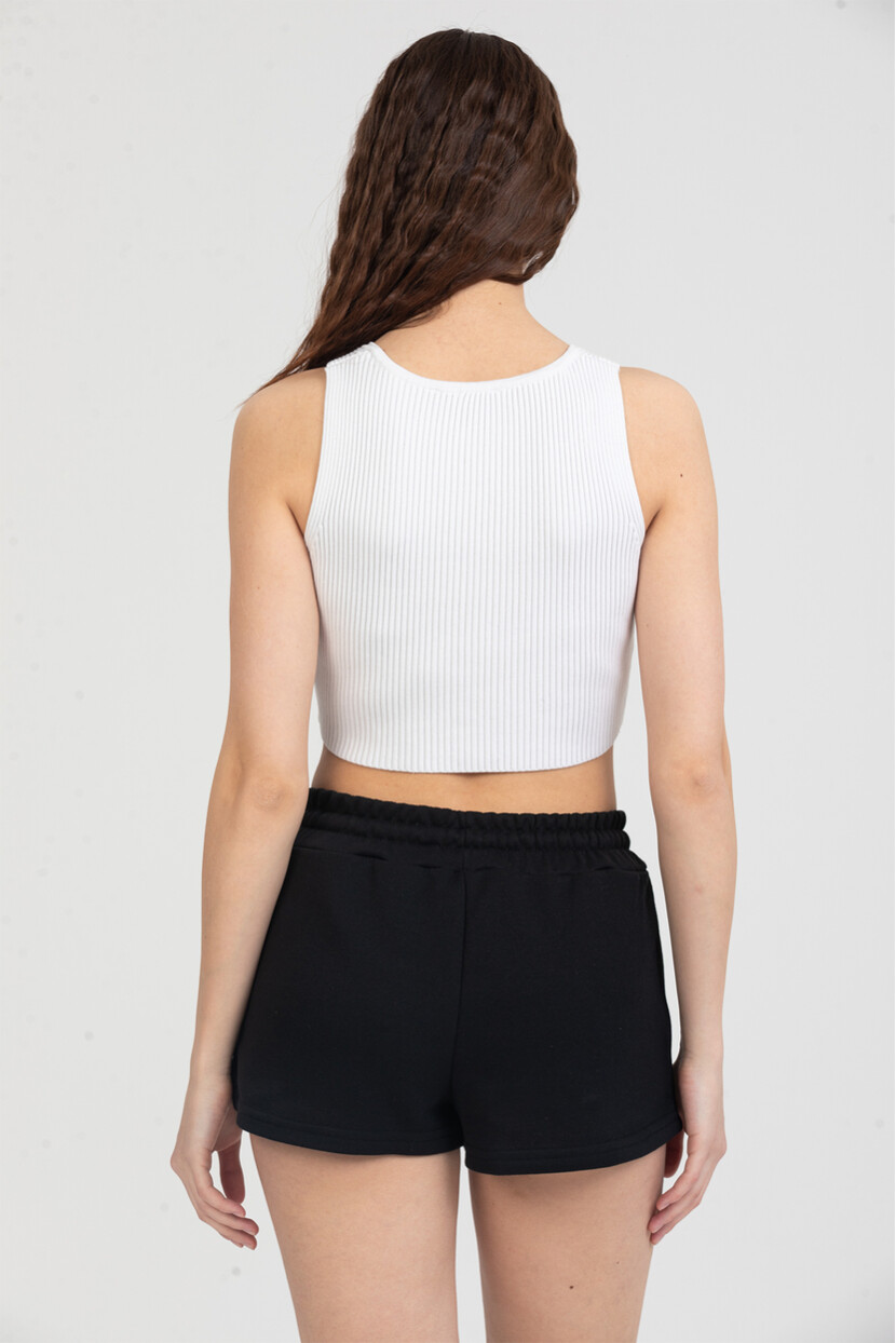 Twenty3 Kadın Beli Lastikli Basic Kısa Cepli Şort