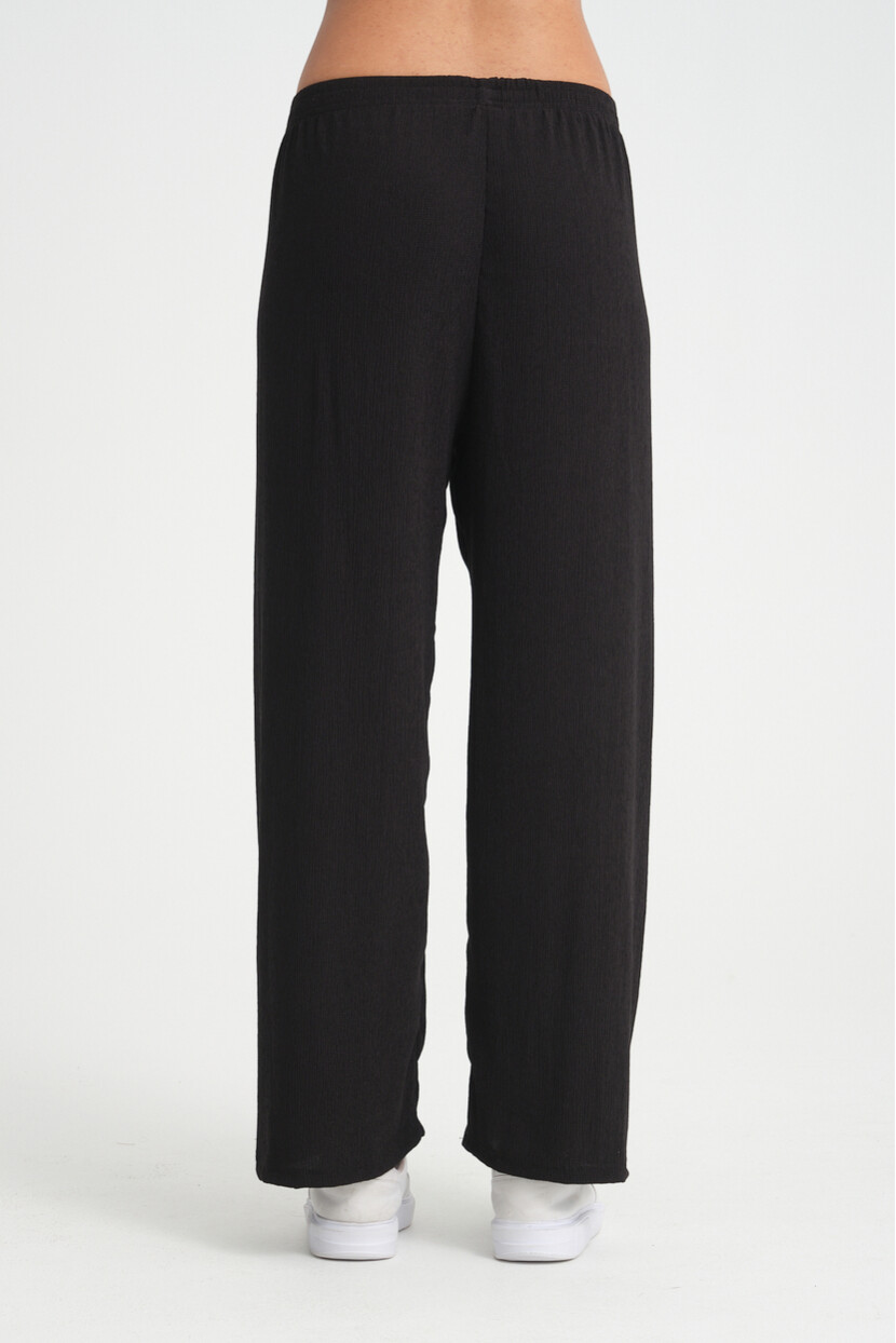 Twenty3 Kadın Beli Lastikli Yazlık Bol Paça Krep Uzun Pantolon