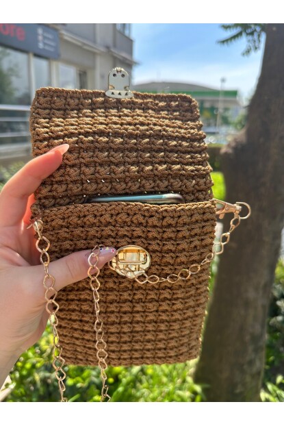 Twenty3 Kadın El Yapımı Makrome İpinden Omuz Çantası