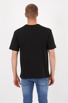 Twenty3 Erkek Basic Oversize Air Baskılı Kısa Kol T-Shirt