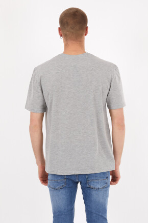 Twenty3 Erkek Basic Oversize Air Baskılı Kısa Kol T-Shirt