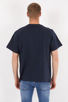 Twenty3 Erkek Basic Oversize Sıfır Yaka Cepli T-Shirt