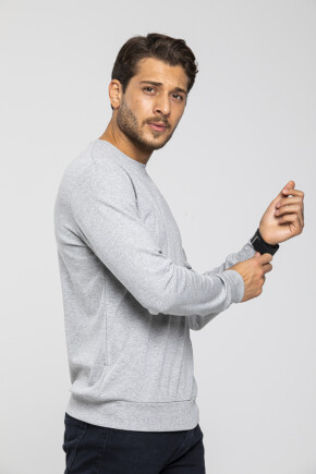 Twenty3  Erkek Bisiklet Yaka Slim fit  Sweatshirt 