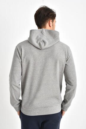 Twenty3  Erkek Kapuşonlu Kanguru Cepli Slim fit Brooklyn Sweatshirt 