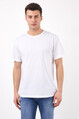 Twenty3 Erkek Sıfır Yaka Basic Oversize Düz T-Shirt 