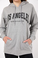 Twenty3 Kadın Los Angeles Baskılı Oversize Sweat Shirt